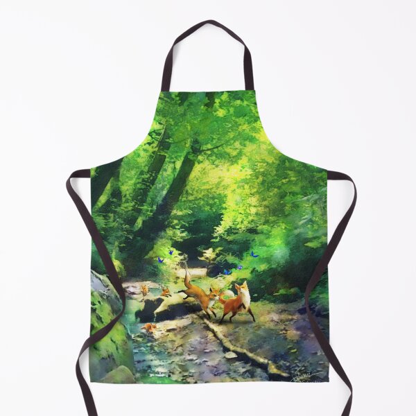 Item preview, Frolicking Foxes designed and sold by Susan Schroder Arts.