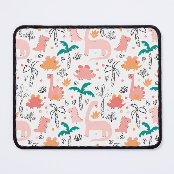 Item preview, funny pink dinosaurs with palm trees designed and sold by Akimatax ✯✯✯✯✯.