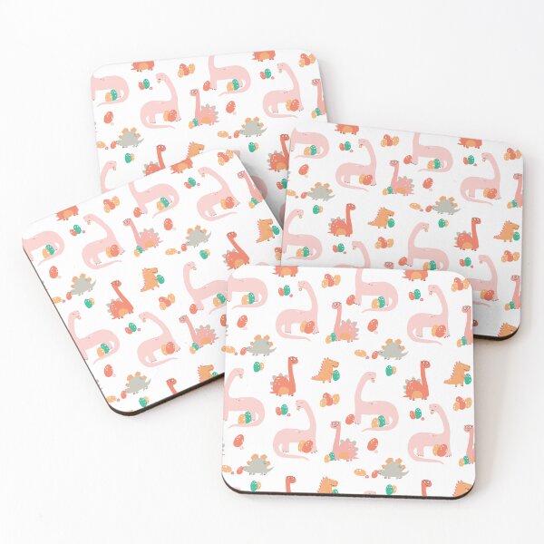 Item preview, Funny pink dinosaurs with eggs designed and sold by Akimatax ✯✯✯✯✯.