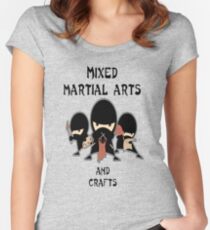 Mixed Martial Arts...and crafts Women's Fitted Scoop T-Shirt
