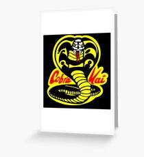 Cobra Kai Dojo Grußkarte