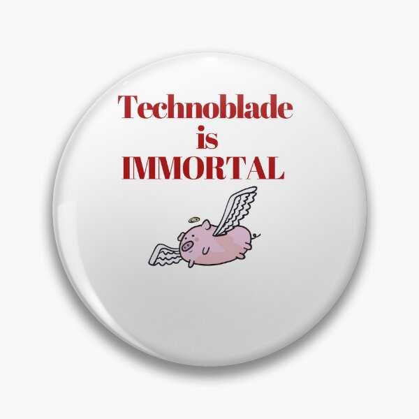 Item preview, Technoblade immortality sticker  designed and sold by MarsClothings.