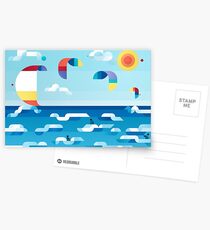 Kites dance Postcards