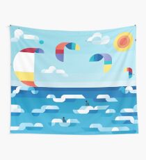 Drachen tanzen Wandbehang