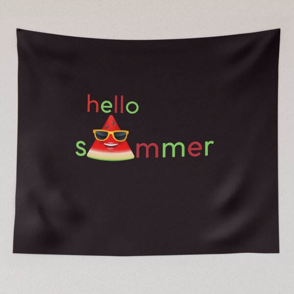 Item preview, hello summer t-shirts, summer vacation t-shirts, dada watermelon t-shirts designed and sold by BLUE  bubble.