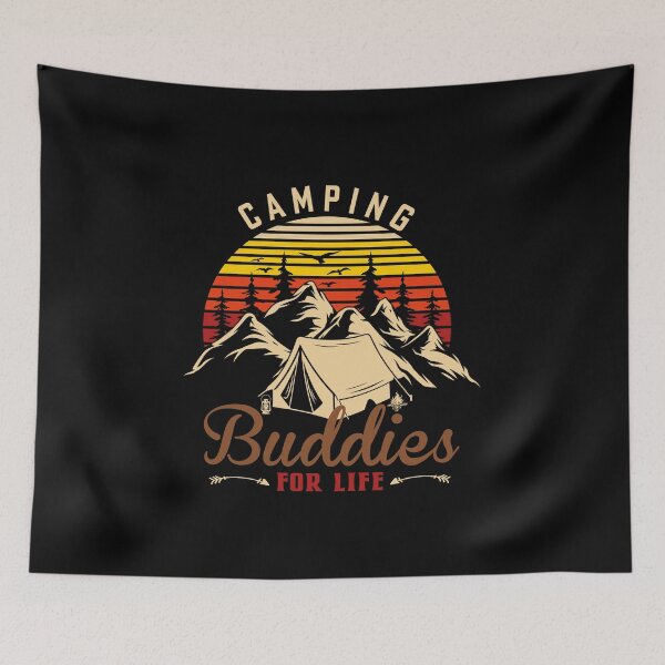 Item preview, Camping Buddies for Life designed and sold by FloralStore.