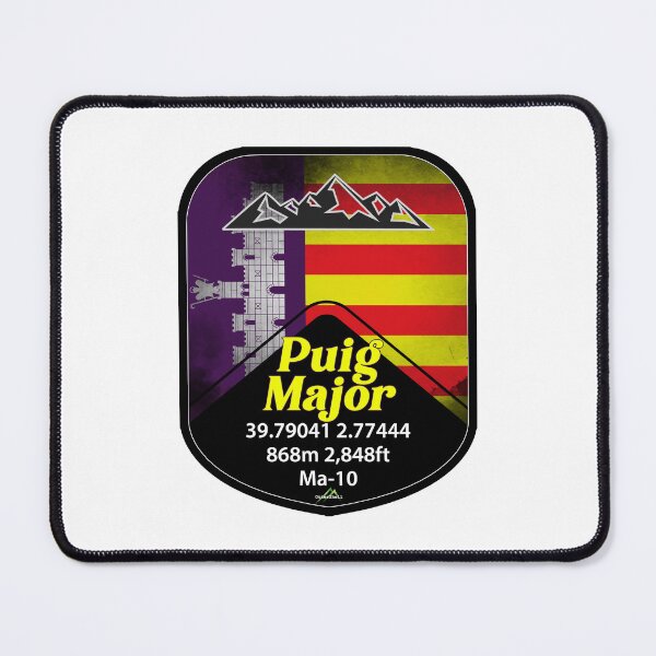 Item preview, Puig Major Mallorca Majorca Cycling Holiday Sticker T-Shirt 03 designed and sold by OuterShellUK.