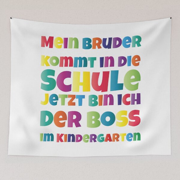 Item preview, My brother is going to school. Now I'm the boss of the kindergarten designed and sold by Med ing.