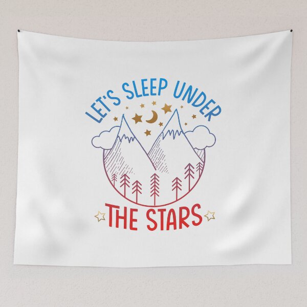 Item preview, LET'S SLEEP UNDER THE STARS designed and sold by lukas69graphic.