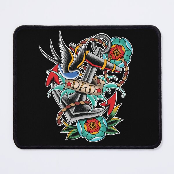 Item preview, Dad Tattoo design designed and sold by SevenRelics.