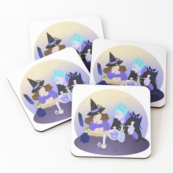 Item preview, Witch and wizard in the laboratory designed and sold by Akantha Design.
