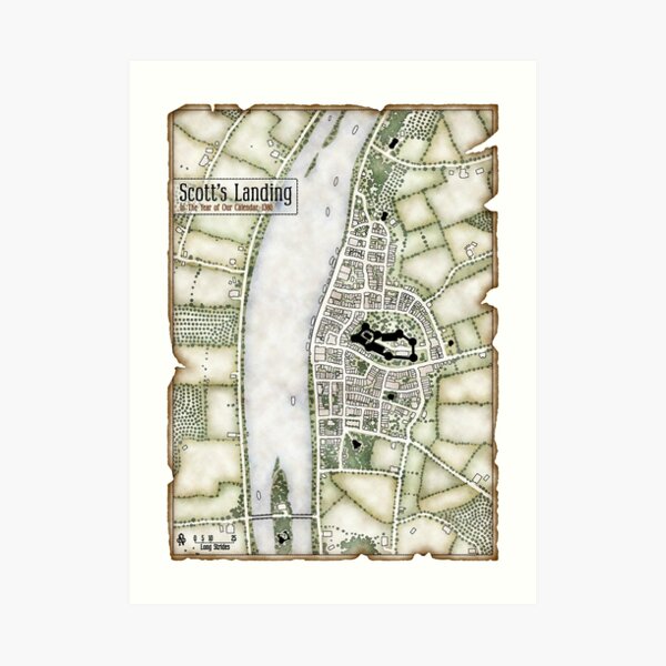 Scott's Landing Art Print