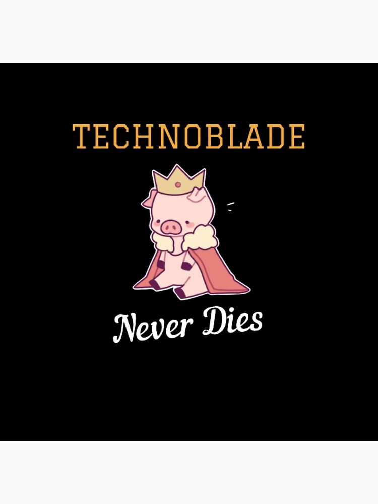 Technoblade - Technoblade Never Dies | Art Board Print
