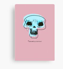 Skull Blink Canvas Print