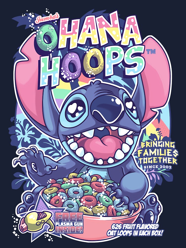 Stitch Ohana Hoops Ii/Gift For Fans