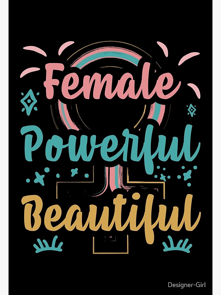Female Powerful Beautiful Feminist Female Gender Symbol Empowerment