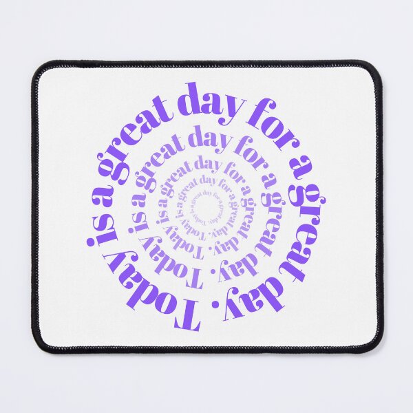 Item preview, Today is a Great Day Purple designed and sold by Kristina Osterman.