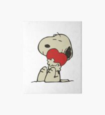 Snoopy love Art Board