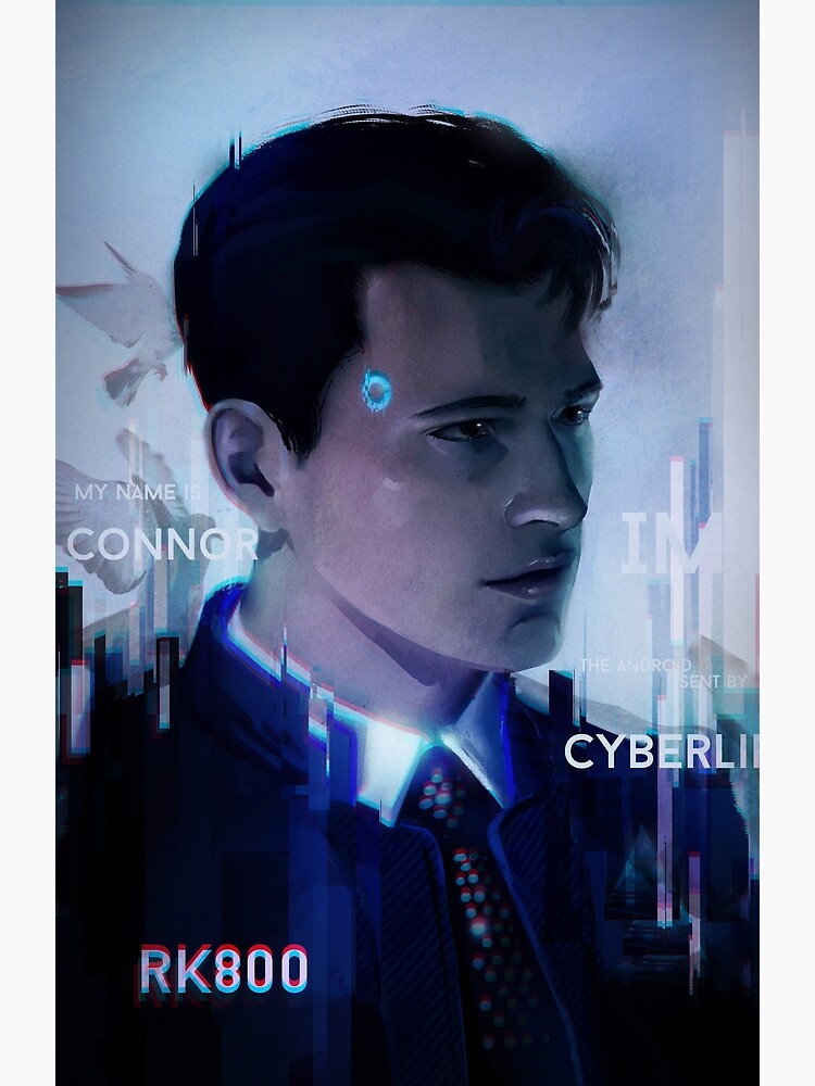 Detroit: Become Human Connor RK800 Android Greeting Card for Sale