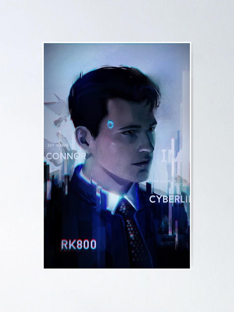 Connor RK800 Poster DETROIT BECOME HUMAN – Mitgard Store