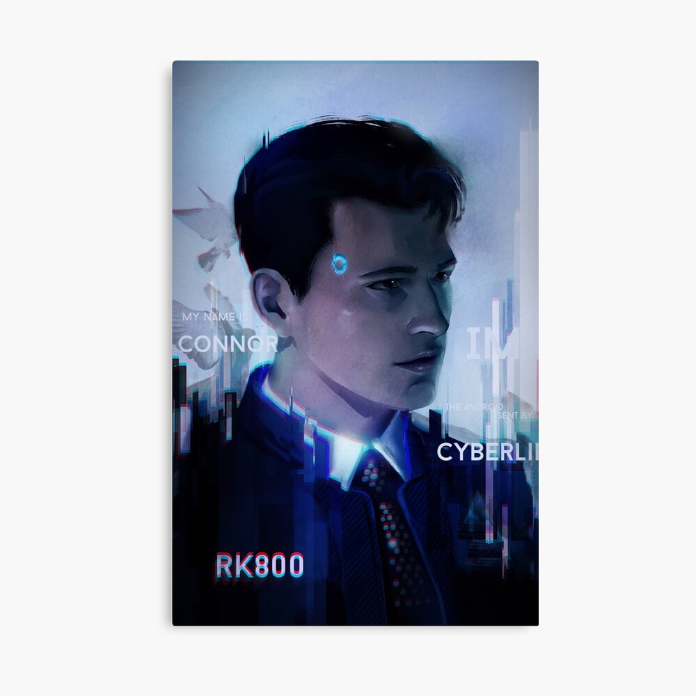 Connor / Detroit: Become Human Postcard for Sale by sunavaire