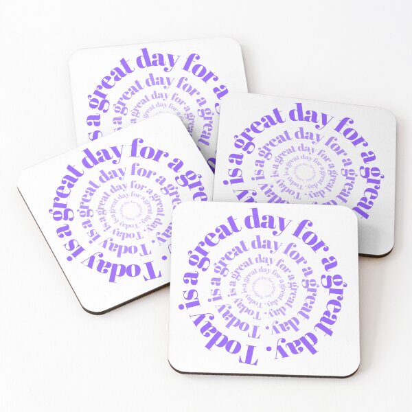 Item preview, Today is a Great Day Purple designed and sold by Kristina Osterman.
