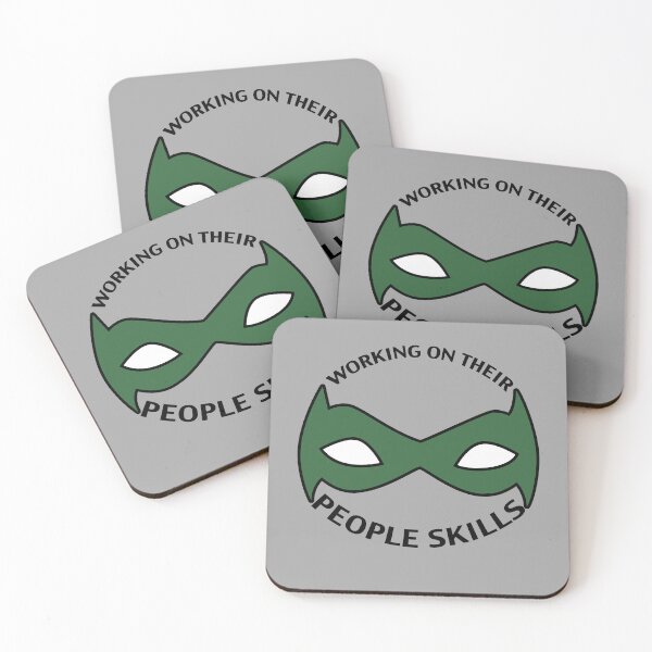 Item preview, Working On Their People Skills Mask designed and sold by PlanetaryArtist.