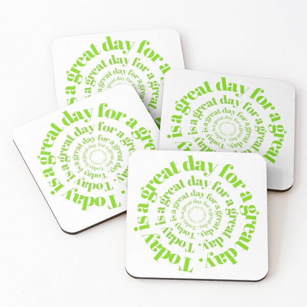 Item preview, Today is a Great Day Green designed and sold by Kristina Osterman.