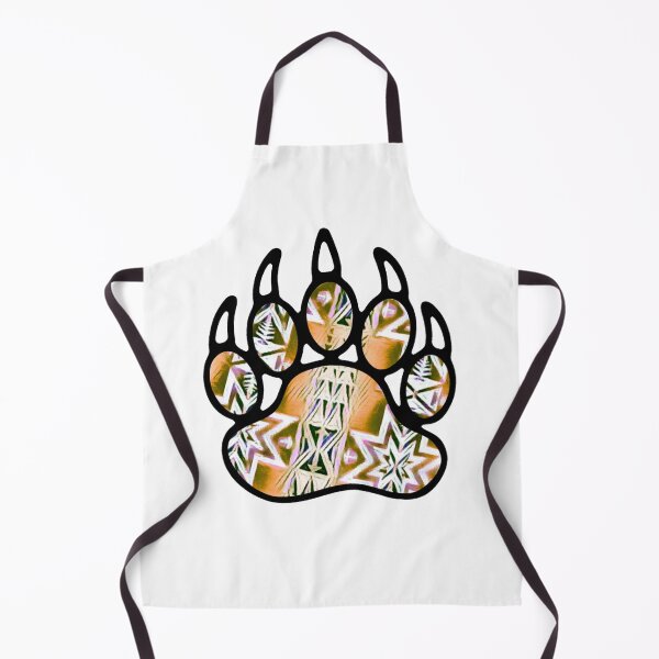 Item preview, Tan / Brown / White Native Bear Paw Print designed and sold by JMWCD.