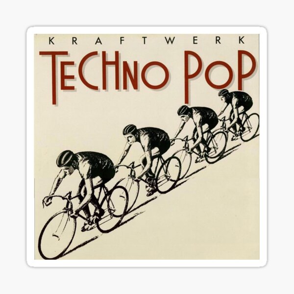 Kraftwerk Techno Pop 1983 Sticker