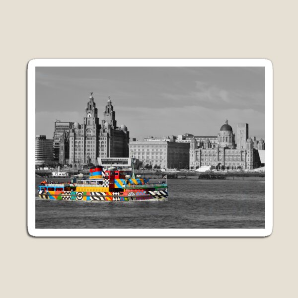Liverpool Dazzle Ferry Magnet
