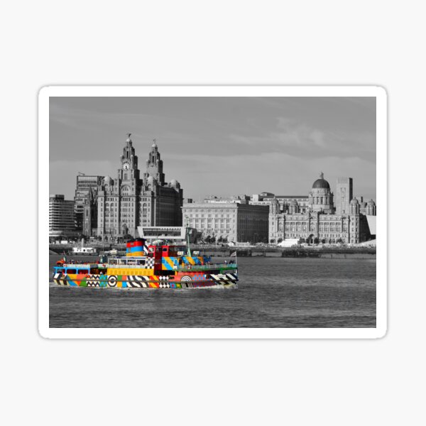 Item preview, Liverpool Mersey Ferries "Dazzle Ferry" designed and sold by EngPhotography.