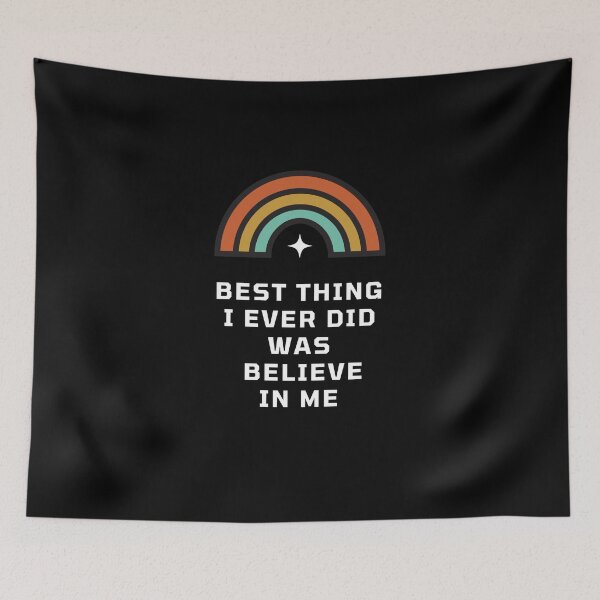 Item preview, Best Thing I Ever Did Was Believe In Me Retro Style designed and sold by HSPgiftshop.