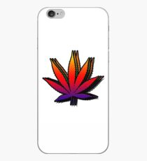 Trippy Weed Leaf iPhone Case