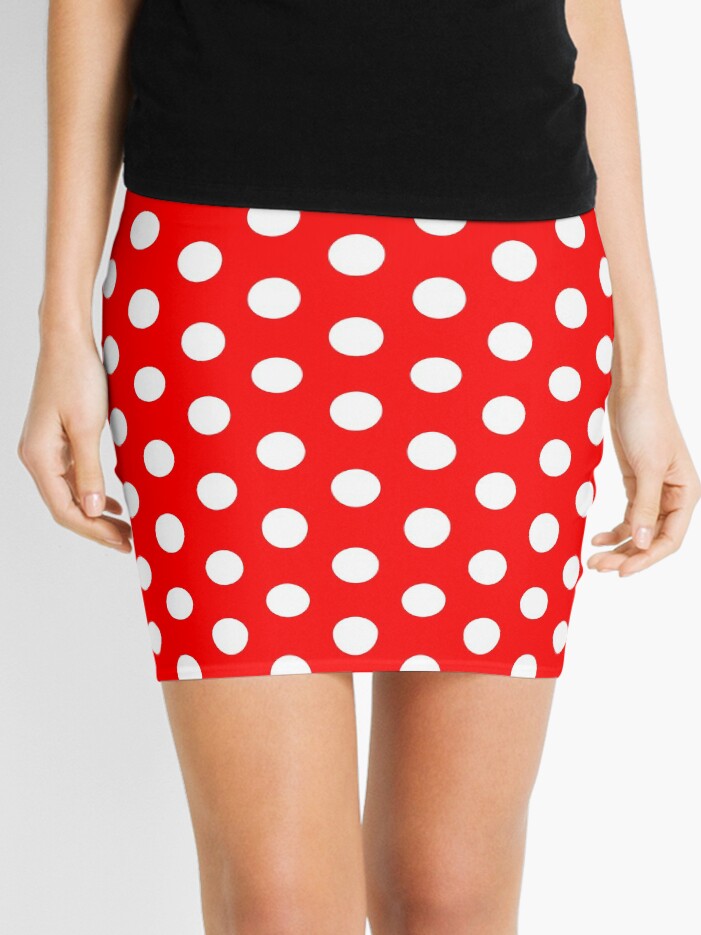 red polka dot skirt nz