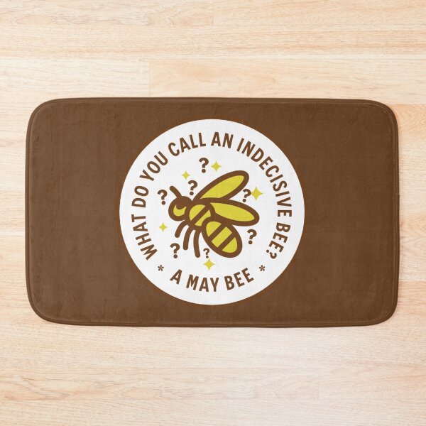Item preview, Funny riddle - What do you call an indecisive bee? A may bee. designed and sold by Rhu Creations.