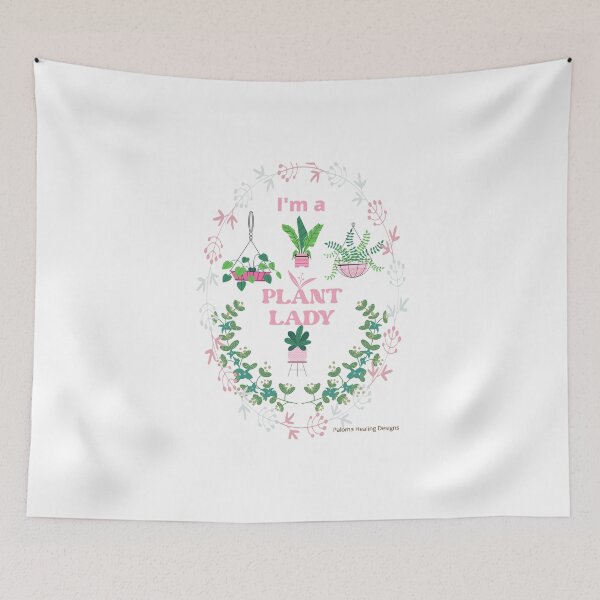 Item preview, Plant Lady slogan in pink designed and sold by PalomaHealing24.