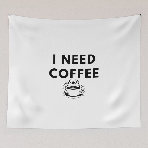 Item preview, I Need Coffee - Coffee Quotes designed and sold by Redone Dzn.