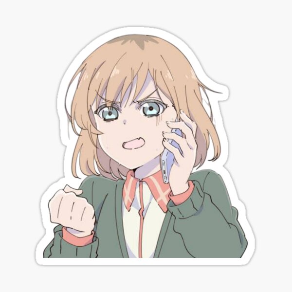 barakamon selfie Sticker for Sale by animedesigne4u
