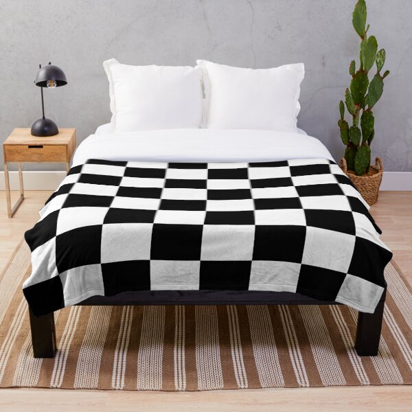 Chequered Flag Checkered Racing Car Winner Bedspread Duvet Phone Case Throw Blanket
