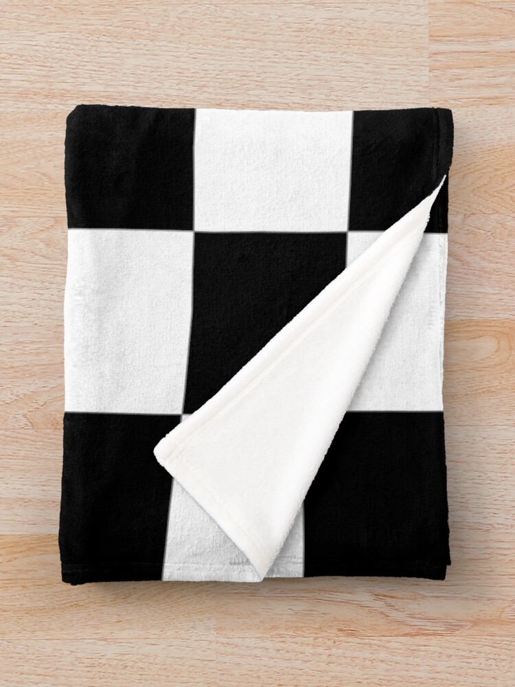 Chequered throw discount