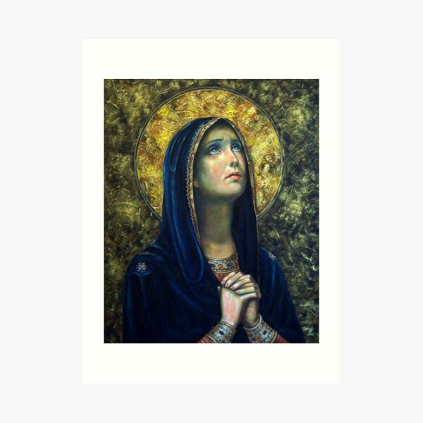 Our Lady of Sorrows Art Print