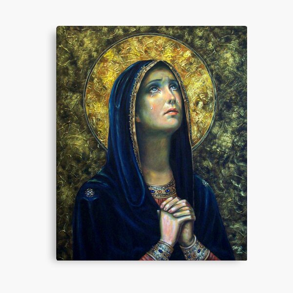 Our Lady of Sorrows Canvas Print