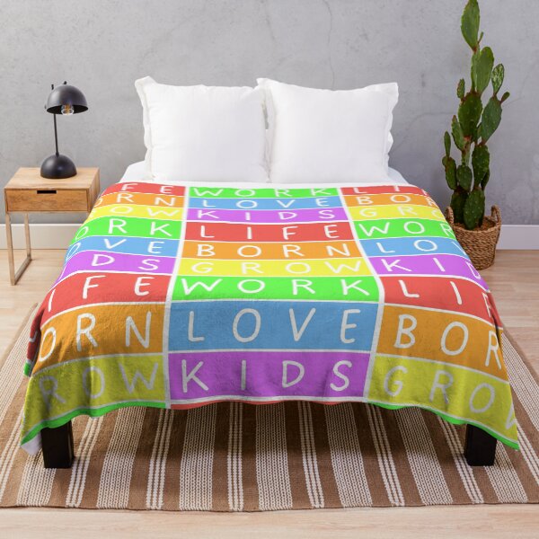 Item preview, Rainbow Life - Born, grow, work, love, kids - Pastel Colors designed and sold by RainbowWordLand.
