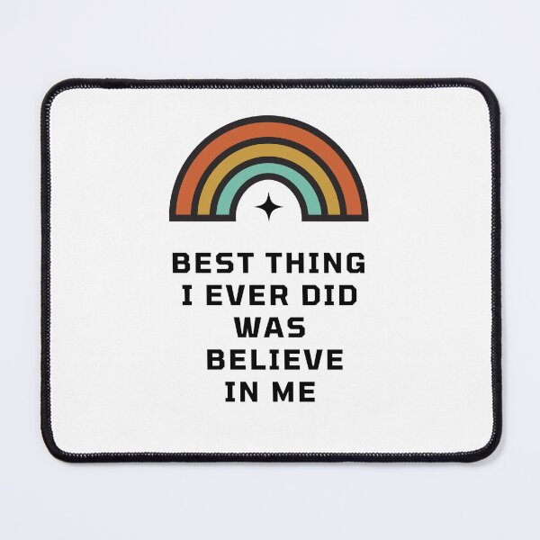 Item preview, Best Thing I Ever Did Was Believe In Me Retro Style designed and sold by HSPgiftshop.