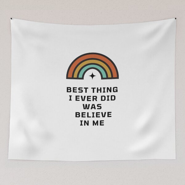 Item preview, Best Thing I Ever Did Was Believe In Me Retro Style designed and sold by HSPgiftshop.