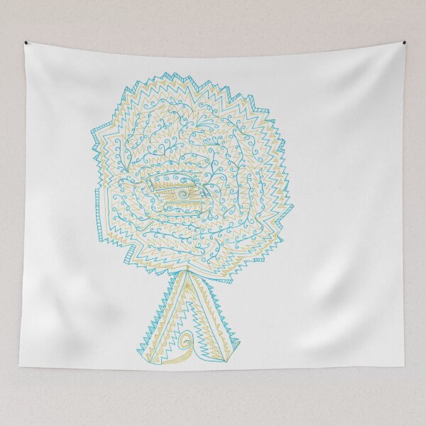 Item preview, Azure & Gold Tree designed and sold by KazM.