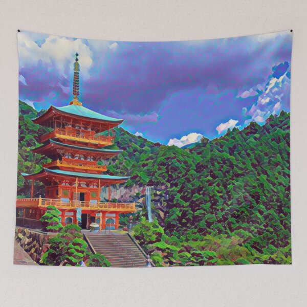 Item preview, Japanese Pagoda Temple designed and sold by Inyeneart.