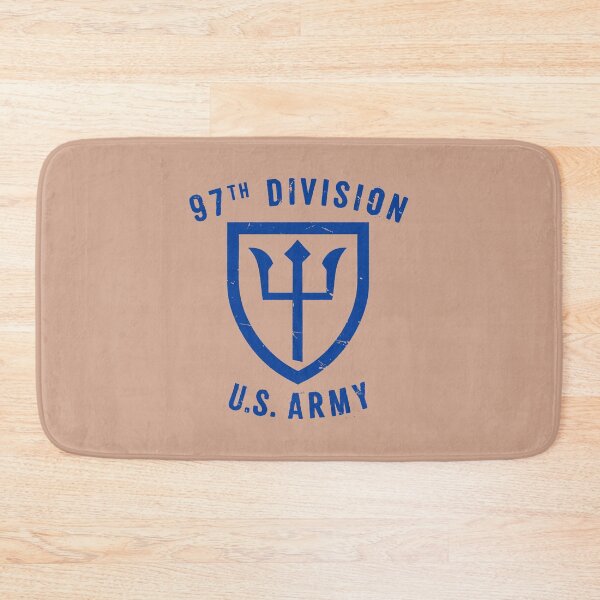 Item preview, 97th Division - Vintage Blue Emblem designed and sold by Royal-Elite.