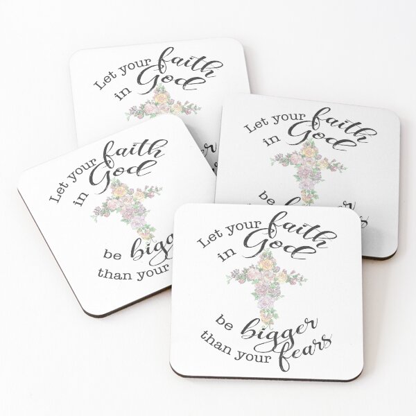 Item preview, Floral cross with Christian quote designed and sold by Lolly's Lane Shoppe.